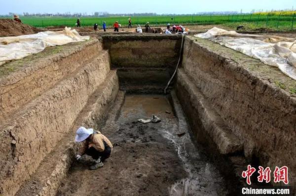 藏不住了 襄陽發掘出一段古城墻和護城河（襄陽發掘出一段古城墻和護城河）(2)