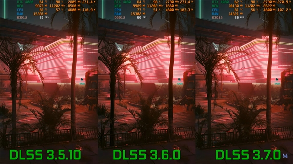 DLSS 3.7/3.6/3.5三大版本對比：畫質有驚喜 鬼影依然在