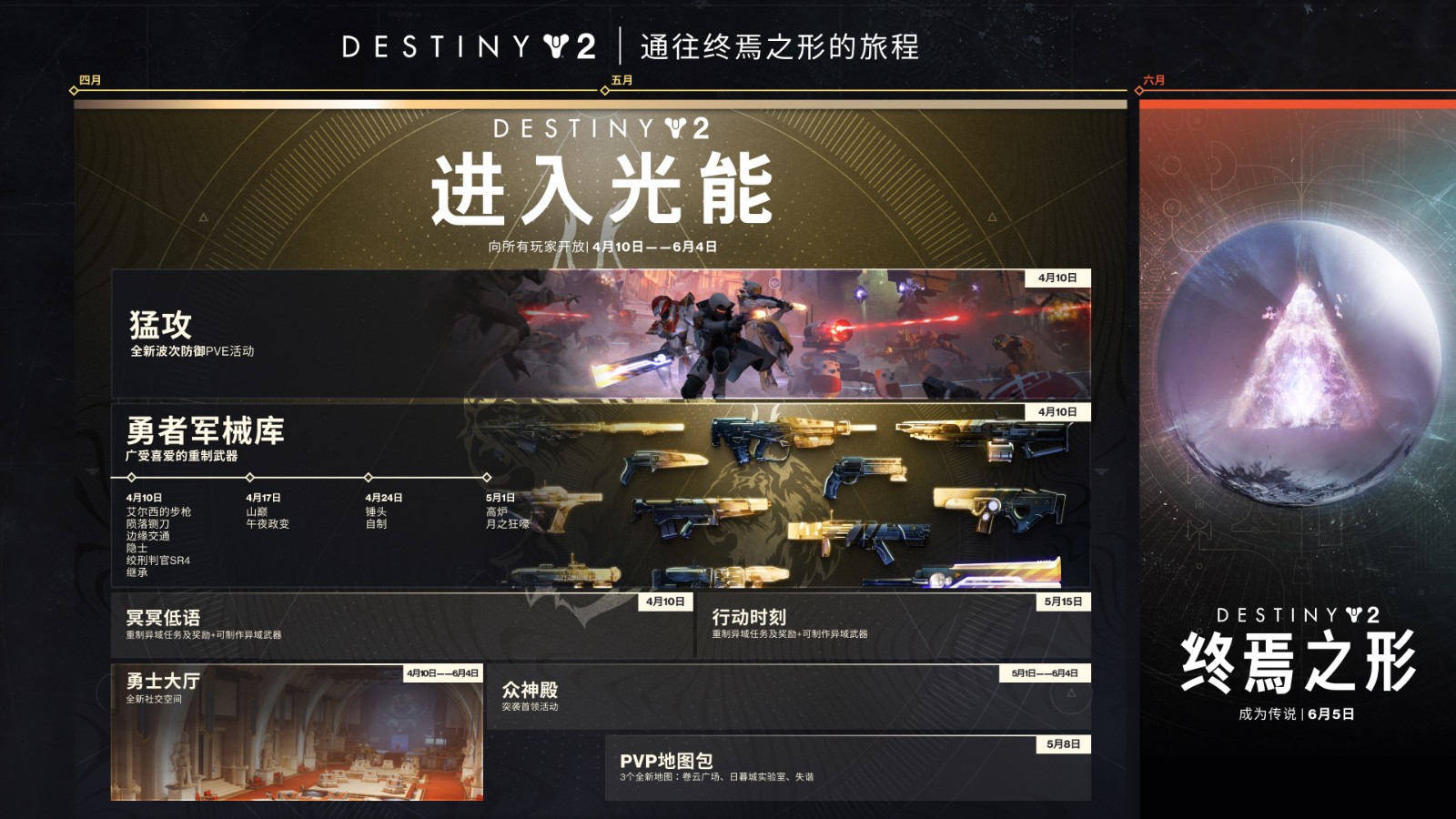 《命運2》新資料片“終焉之形”6月5日上線