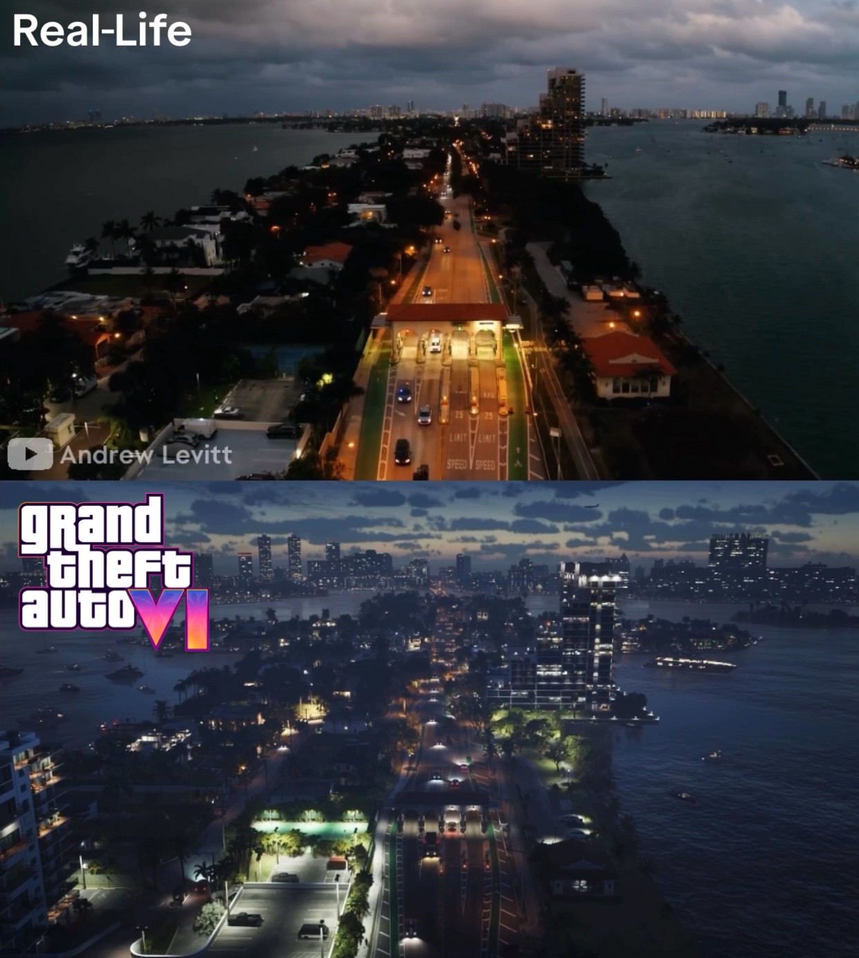 神還原，細節(jié)拉滿！粉絲用現(xiàn)實場景復(fù)刻《GTA6》預(yù)告片