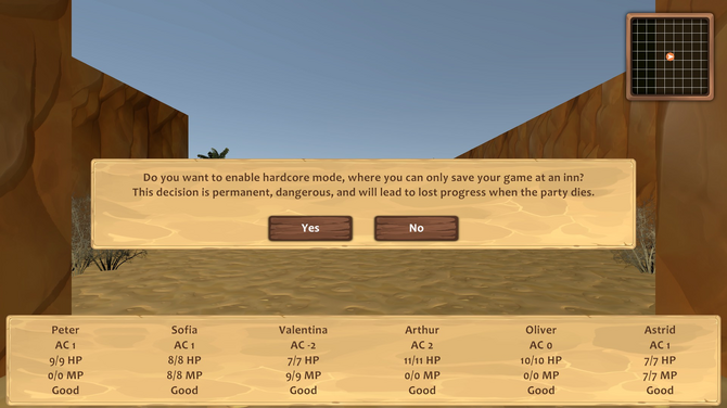 《Crossing The Sands》登陸Steam 復古3D迷宮RPG