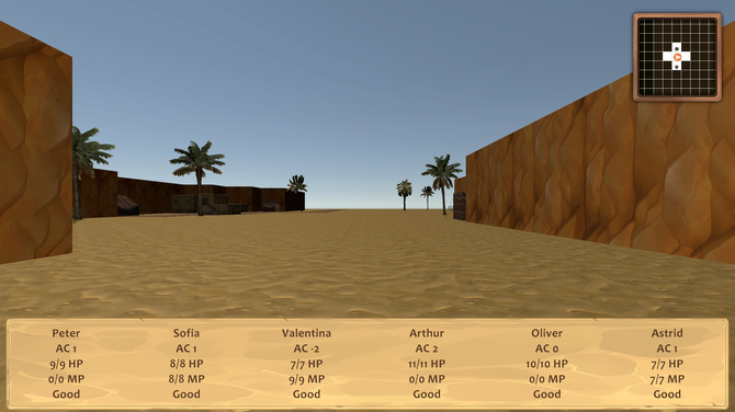 《Crossing The Sands》登陸Steam 復古3D迷宮RPG