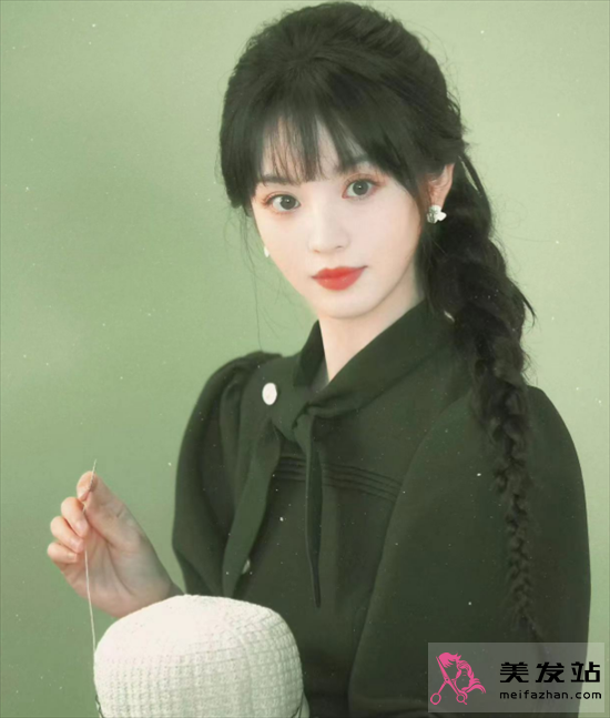 甜妹個性編發范本 田曦薇同款編發