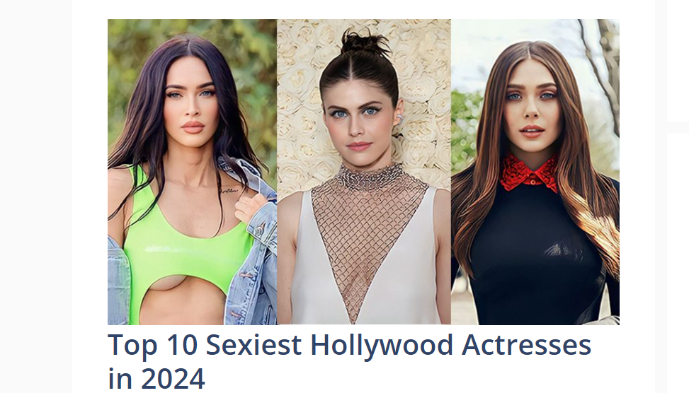 好萊塢十大最美女明星(2024最性感的10位女星)的圖片 4 好萊塢十大最美女明星(2024最性感的10位女星) 4