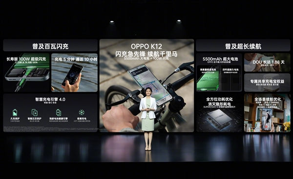 OPPO續航強手機！OPPO K12發布：1799元起