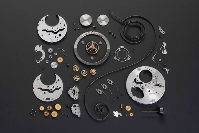 卓越制表工藝和高復雜外緣擺陀技術 寶齊萊(CARL.F.BUCHERER) 最新表款均采用自制機芯并配備高級復雜功能