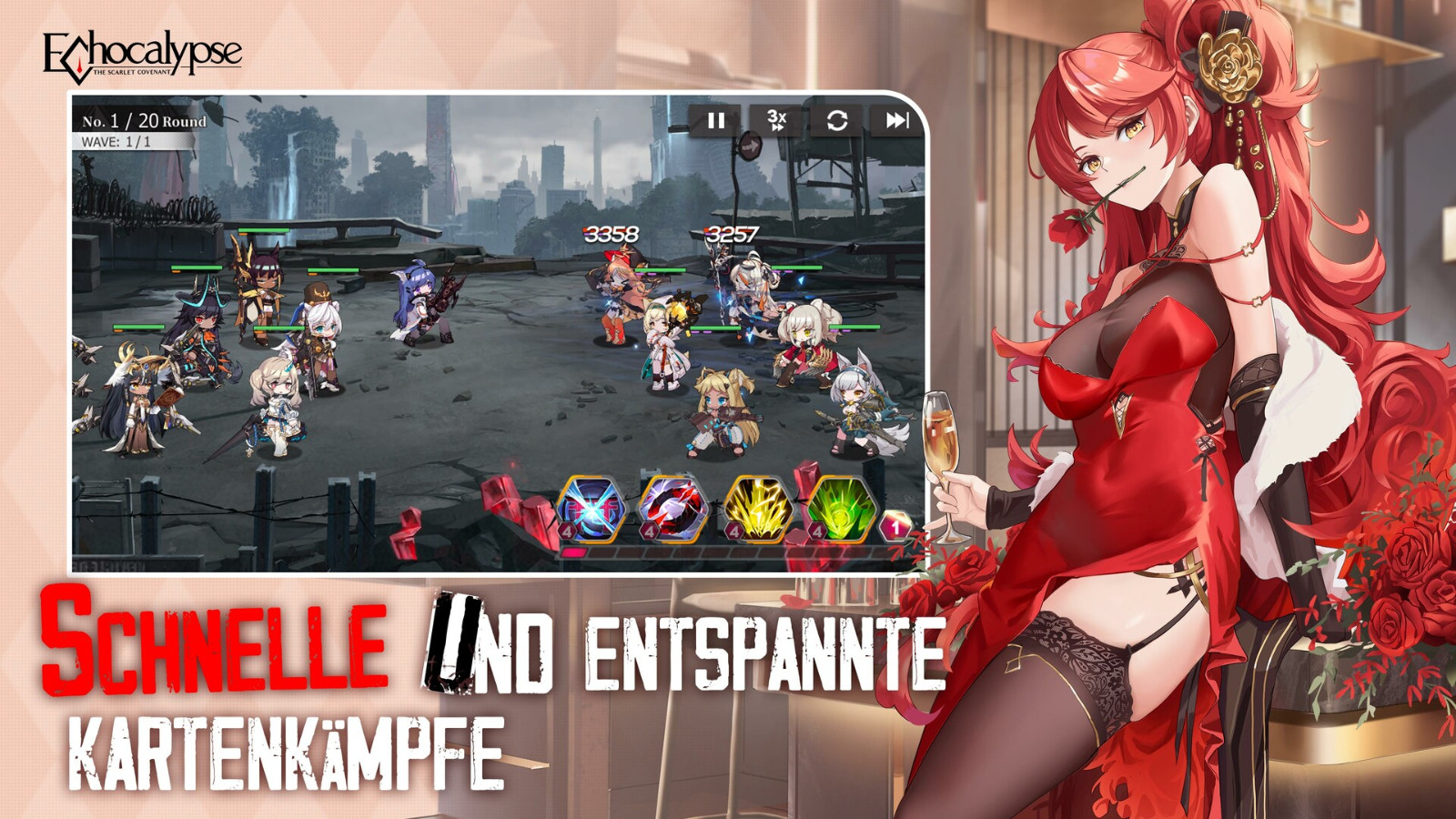 策略RPG游戲 《緋紅的神約Echocalypse》Steam頁面上線 5月發售
