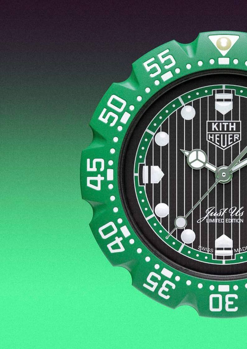 TAG HEUER泰格豪雅推出F1系列KITH聯名款 全新品牌合作助力“定義文化”的腕表煥新歸來