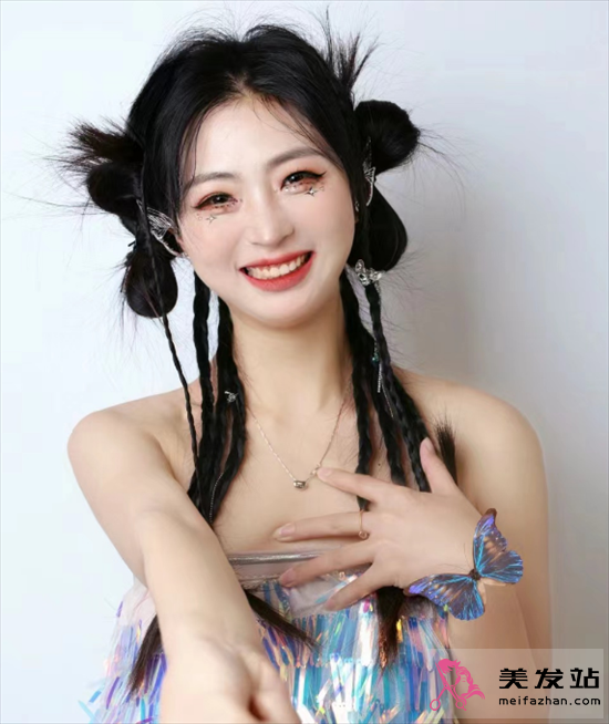 y2k長發編發范本 音樂節演唱會必備款式