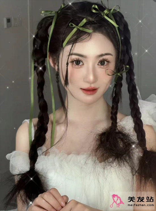 文藝絲帶雙馬尾 經典時尚超百搭