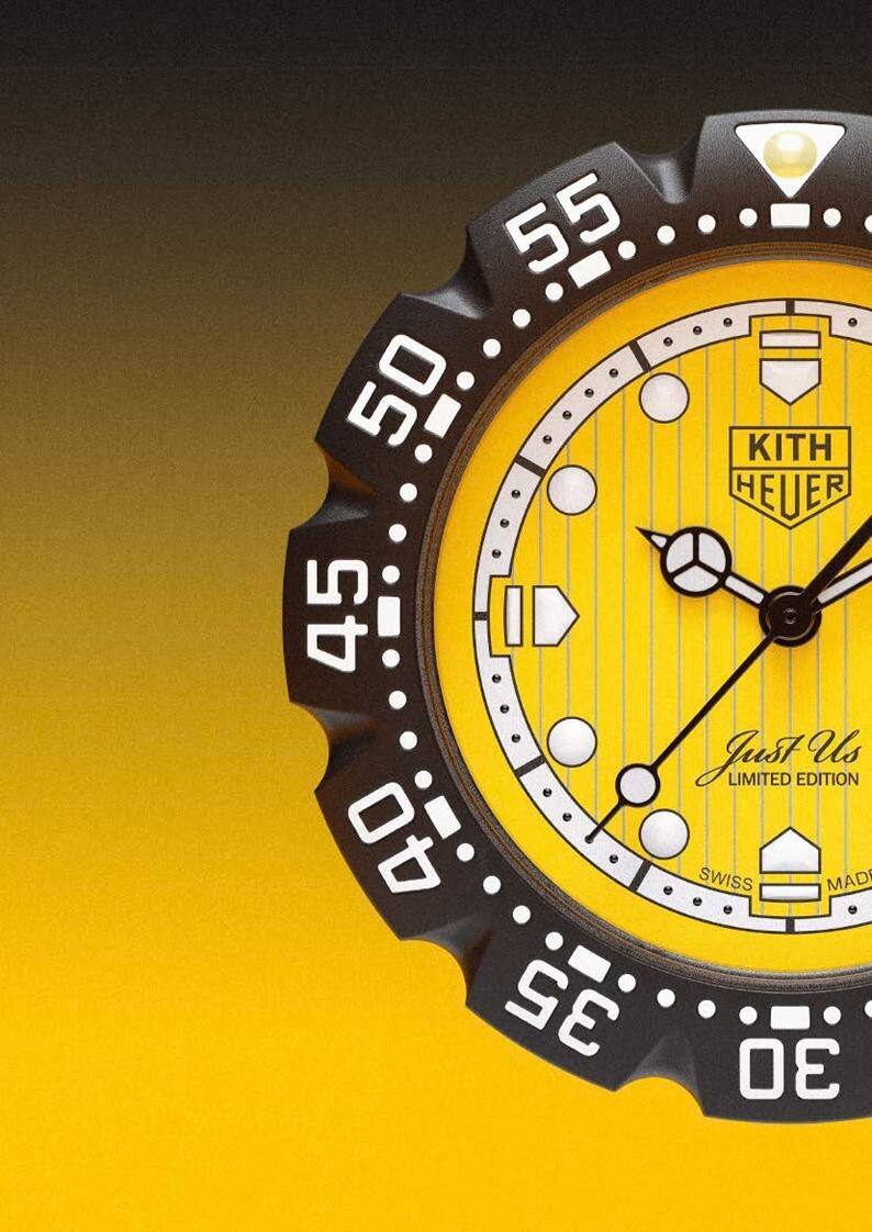 TAG HEUER泰格豪雅推出F1系列KITH聯名款 全新品牌合作助力“定義文化”的腕表煥新歸來
