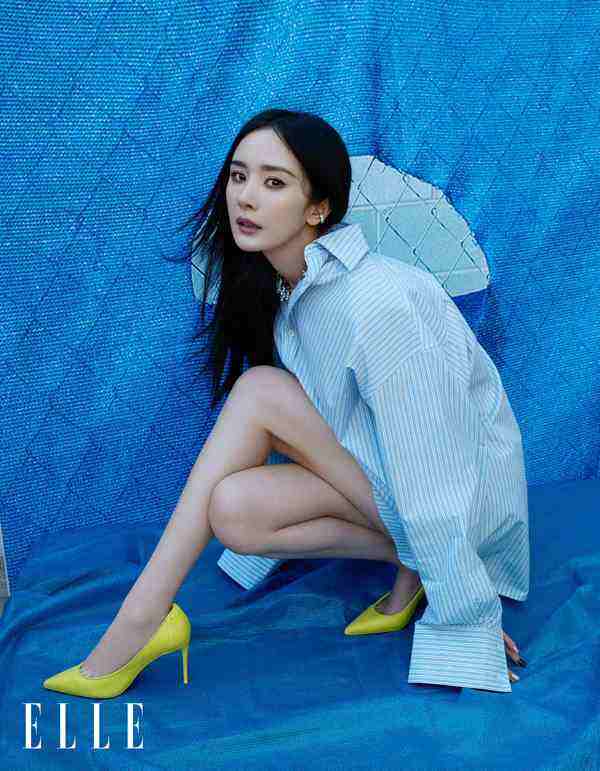 楊冪登ELLE六月刊三封面 三大奢牌加持盡展商業影響力