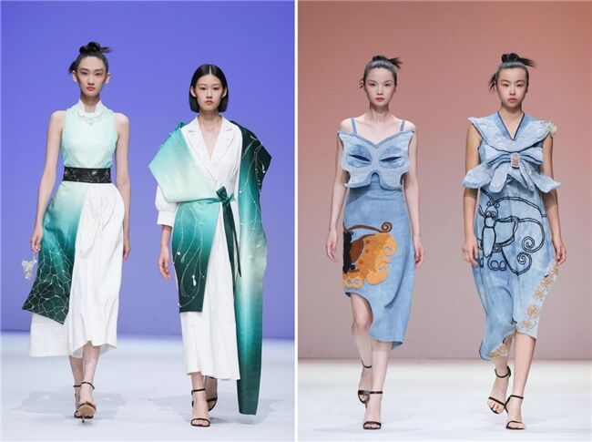 成都紡織高等專科學校服裝學院畢業(yè)設(shè)計作品亮相2024中國國際大學生時裝周