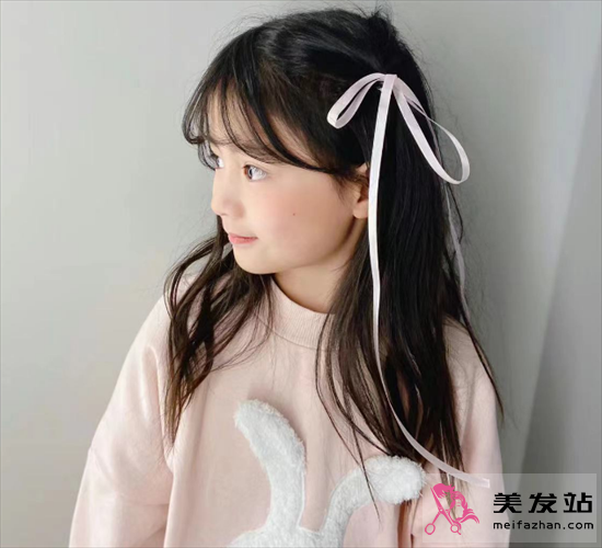 百搭絲帶編發 兒童最新洋氣發型