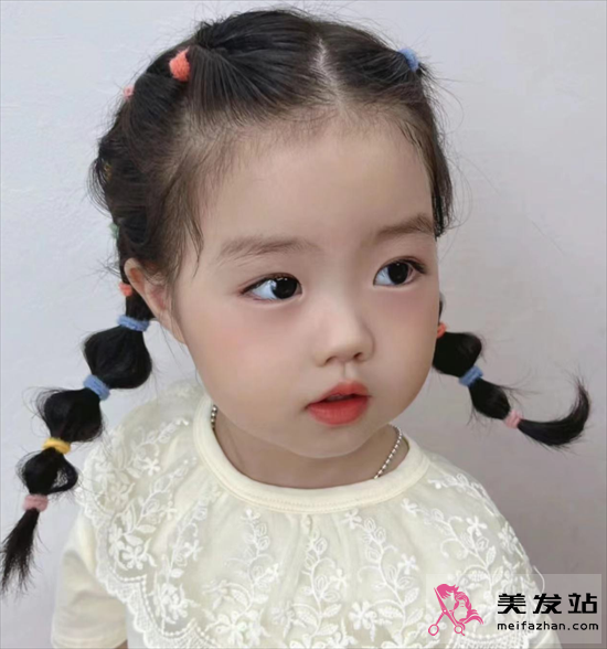 兒童個性泡泡辮 經典清爽巨可愛
