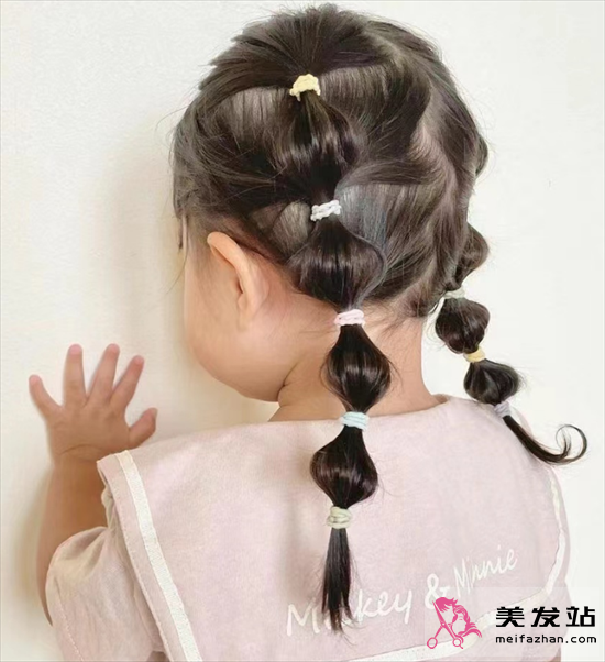 兒童個性泡泡辮 經典清爽巨可愛