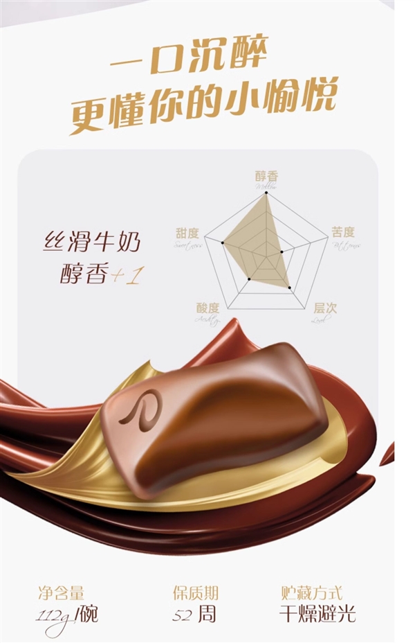 牛奶、黑巧兩種口味：德芙巧克力10.9元/碗抄底發(fā)車