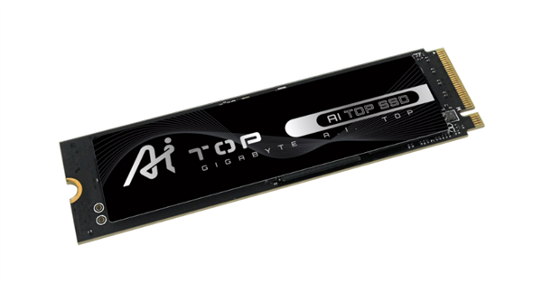 技嘉發布AI TOP 100E SSD：適用于AI訓練 TBW可達219000