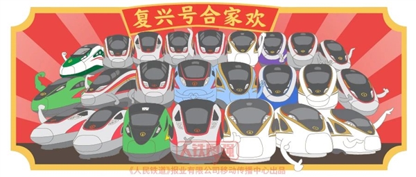 官方公布“復興號”動車組全家福！23.4億公里、22億人次