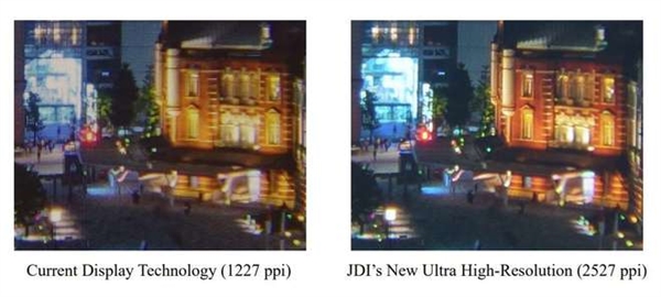 2.15英寸可達2527PPI！日本JDI開發全球高分辨率玻璃基屏幕