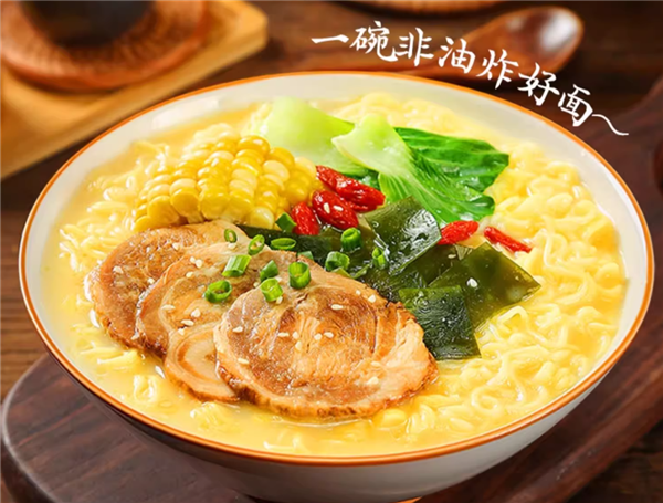 非油炸面餅+濃醇骨湯：五谷道場(chǎng)方便面10袋30.9元大促