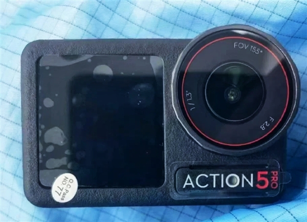 大疆Osmo Action 5 Pro運動相機諜照首曝：核心參數揭曉