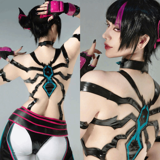 美女COS《街霸6》韓蛛俐：瘋P美人來到現實