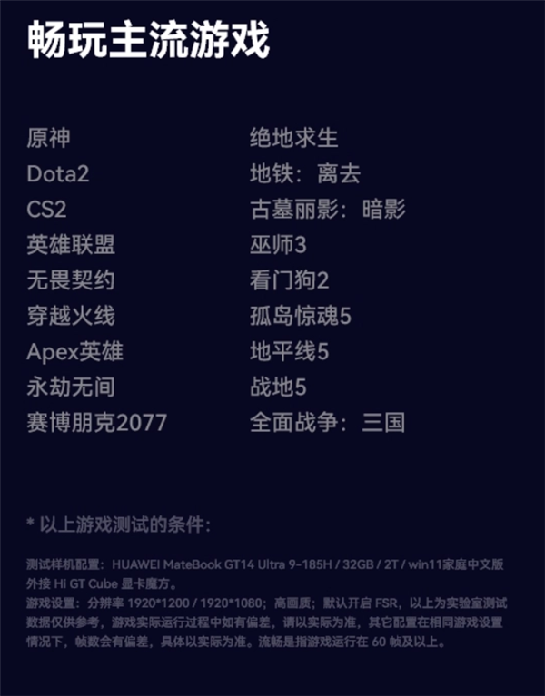 3999元！華為MateBook GT 14外接顯卡上架：AMD RX 7600M XT 秒變游戲本