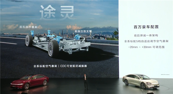標配空懸+CDC 享界S9用上華為途靈底盤：智能化遠超百萬豪車