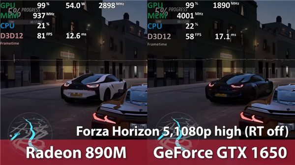 AMD RDNA 3.5核顯游戲實測！Radeon 890M超越獨顯GTX 1650