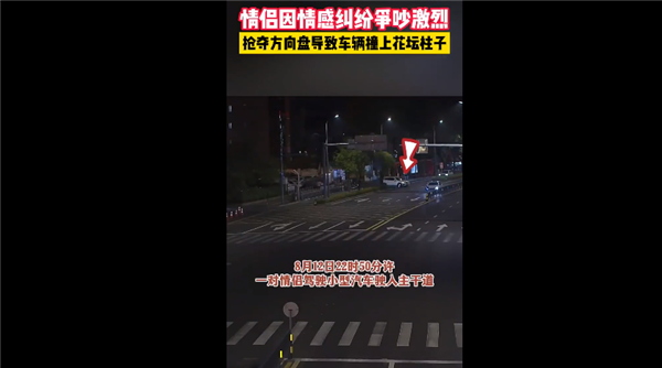 因情感糾紛 情侶爭吵激烈搶奪方向盤撞車：網友感慨馬路殺手