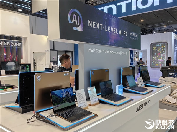 微星展示四款酷睿Ultra 200V筆記本：13-16寸全都有、輕至990克
