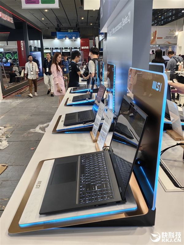 微星展示四款酷睿Ultra 200V筆記本：13-16寸全都有、輕至990克