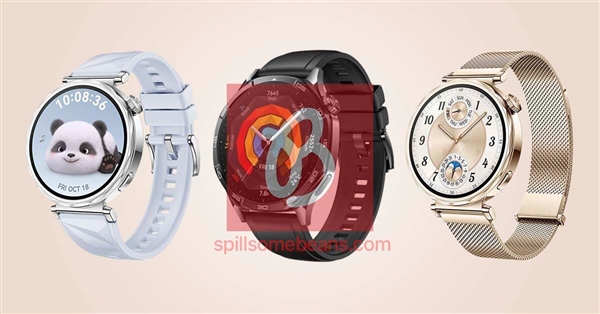 41mm/46mm雙尺寸：華為Watch GT 5智能手表渲染圖曝光！健康能力大提升