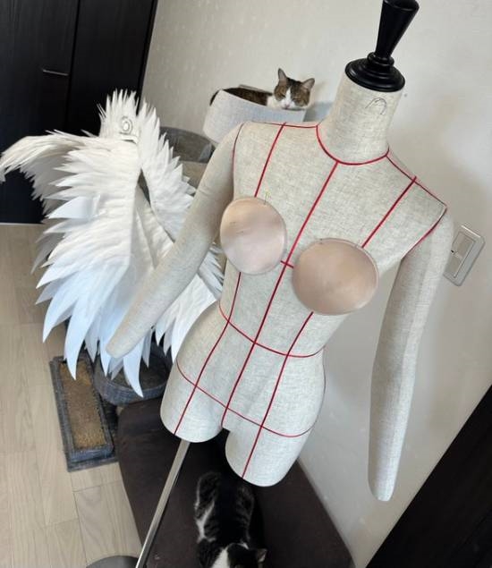 身材爆好的技術大佬：Coser親手打造天女獸全套裝備