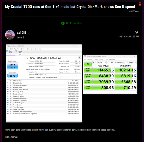 AMD X670E主板詭異Bug：PCIe5.0 SSD突然變PCIe1.0！死機無法啟動