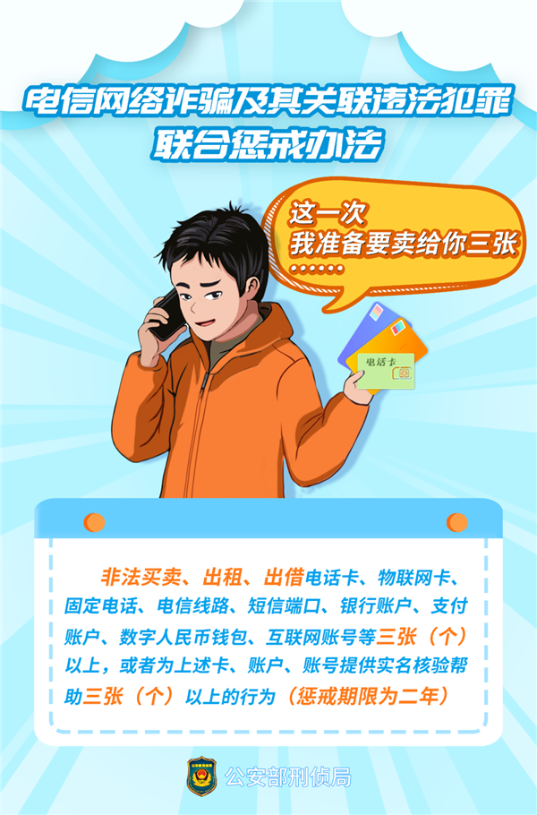 四部門打擊電詐！非法買賣超三張電話卡將被懲戒：12月施行