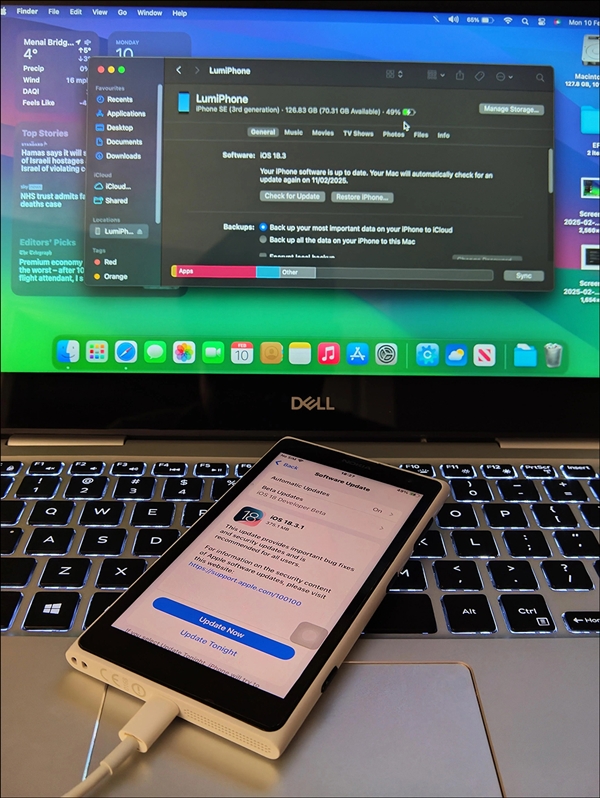 神操作！諾基亞流暢運行iOS：iPhone SE 3完美移植至Lumia 1020