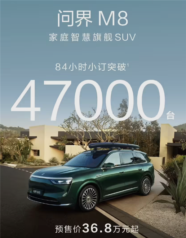 火力全開！問界新戰報出爐：三天半狂銷7萬臺