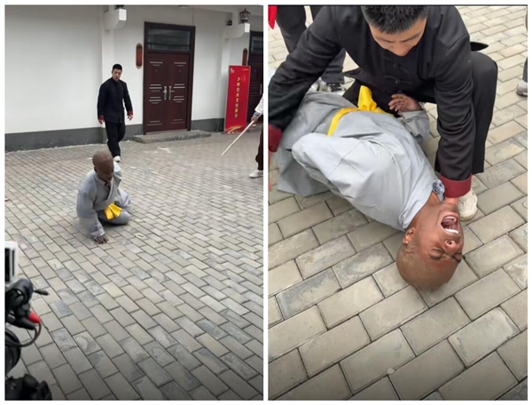 甲亢哥學功夫：被一棍打出痛苦面具