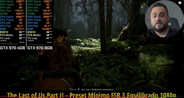 11年前的GTX 970升到8GB顯存游戲實測：比原版快了40%！